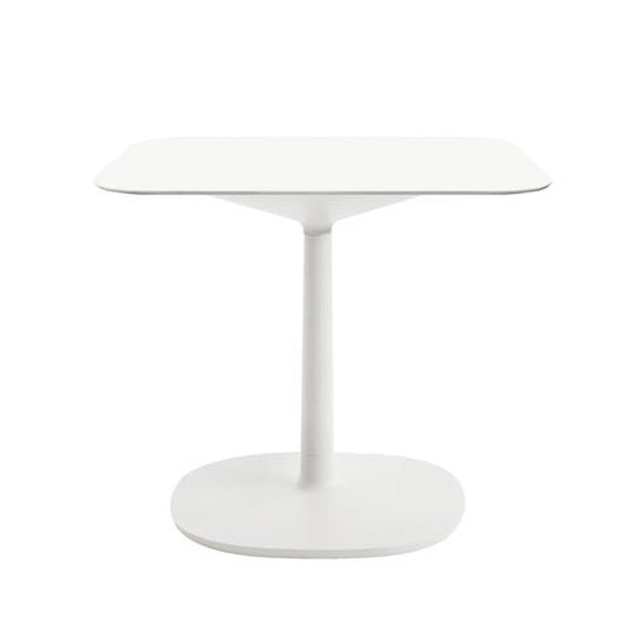 Multiplo Square Cafe Table with Square Base Tables Kartell White Stoneware - Indoor