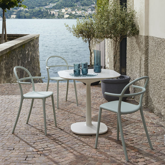 Multiplo Square Cafe Table with Square Base Tables Kartell