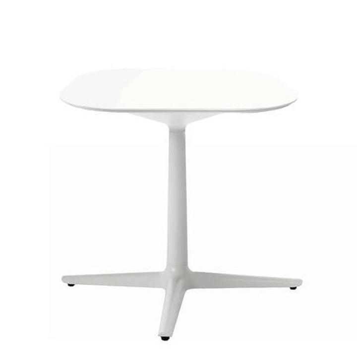 Multiplo Square Cafe Table Tables Kartell 3 Spokes White Glass - Indoor