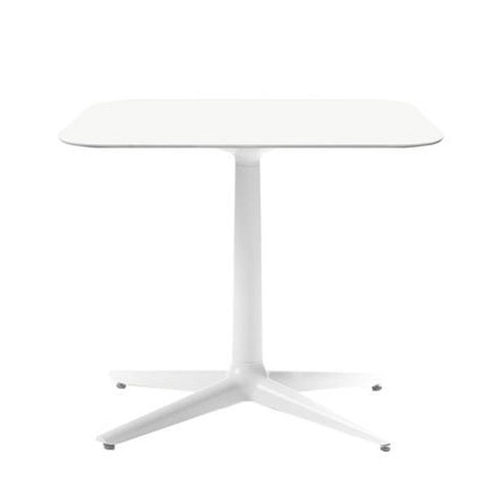 Multiplo Square Cafe Table Tables Kartell 4 Spokes White Stoneware - Indoor