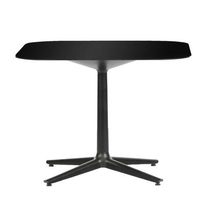 Multiplo Square Cafe Table Tables Kartell 4 Spokes Black Glass - Indoor