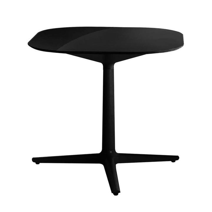 Multiplo Square Cafe Table Tables Kartell 3 Spokes Black Glass - Indoor