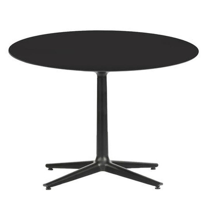 Multiplo Round Cafe Table Tables Kartell Black Stoneware - Indoor 3 Spokes