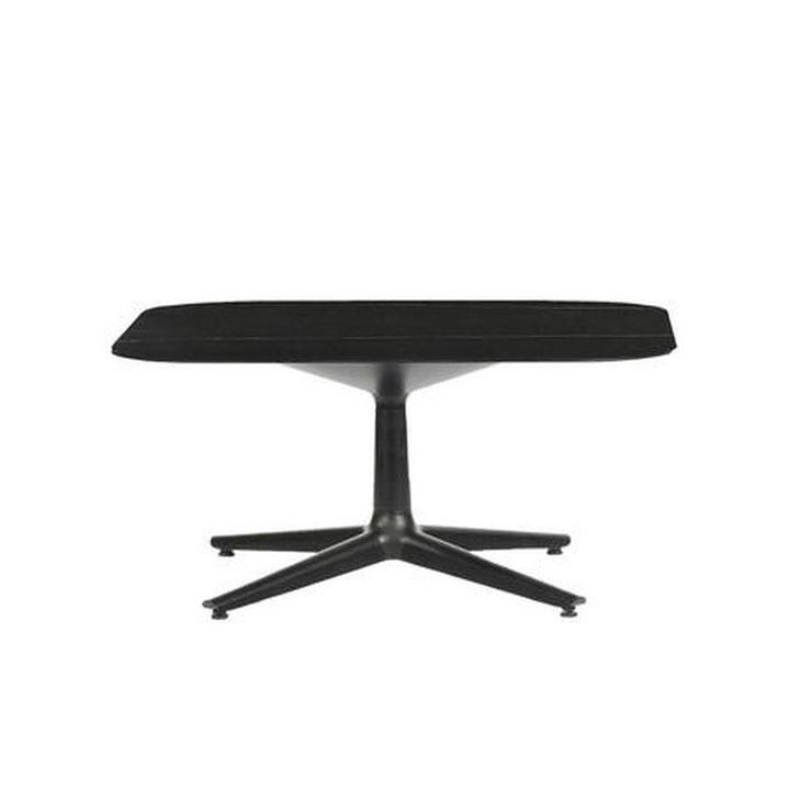 Multiplo Low Table Tables Kartell Black Stoneware Marble - Outdoor Square