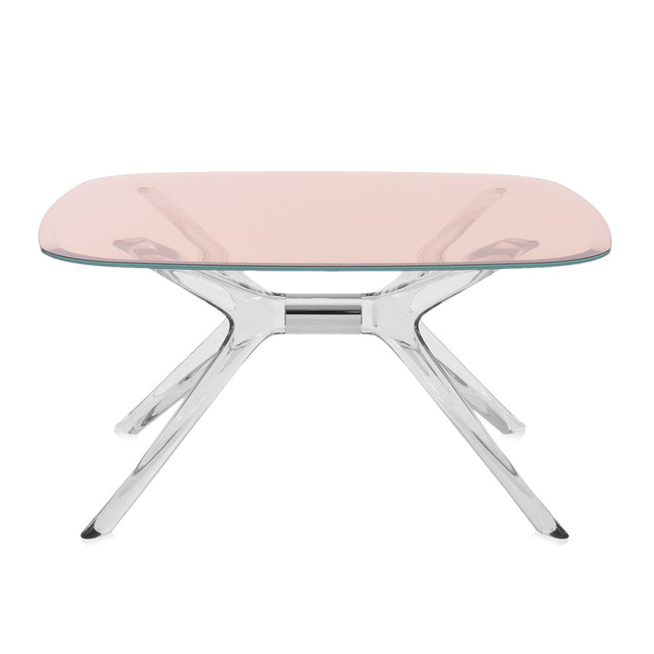 Blast Coffee Table Tables Kartell Pink Crystal / Chrome