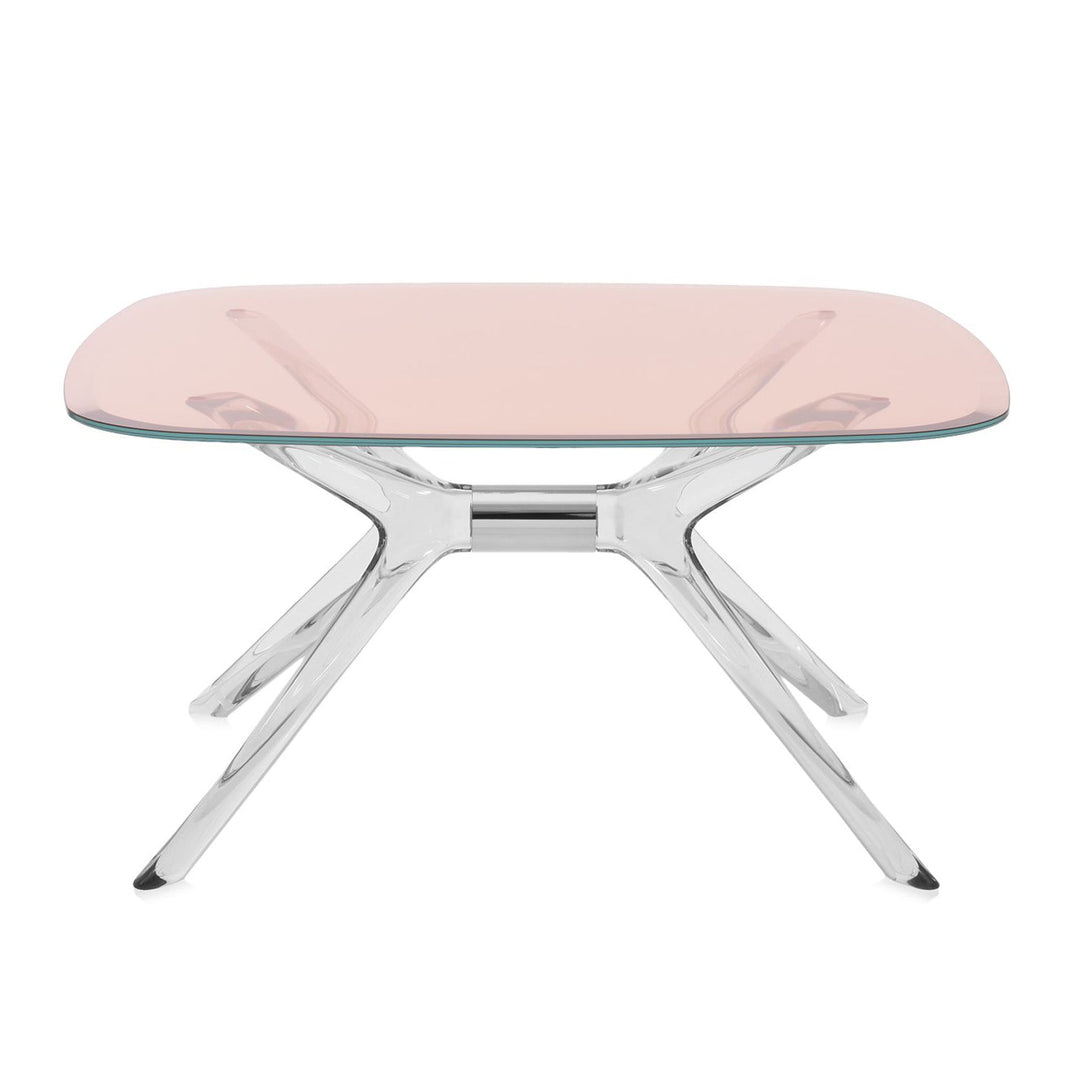 Blast Coffee Table Tables Kartell Pink Crystal / Bronze