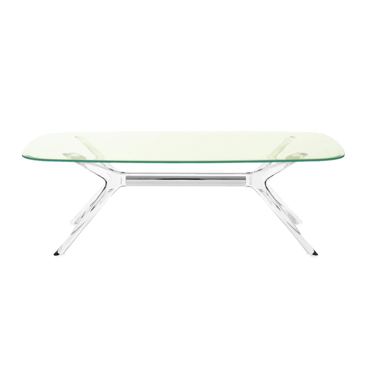 Blast Cocktail Table Tables Kartell Green Crystal / Chrome
