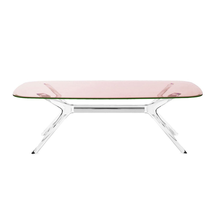 Blast Cocktail Table Tables Kartell Pink Crystal / Chrome
