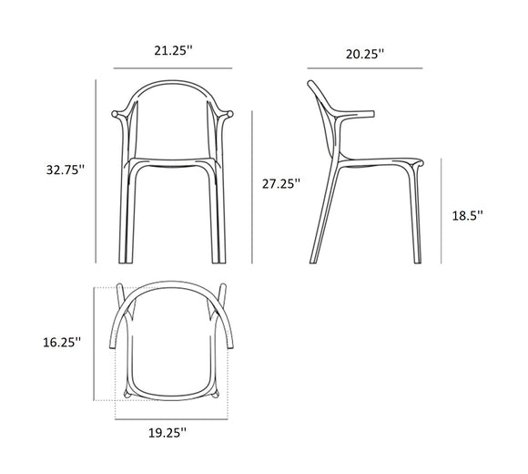 Brooklyn Armchair (Set of 4) Outdoor Vondom   