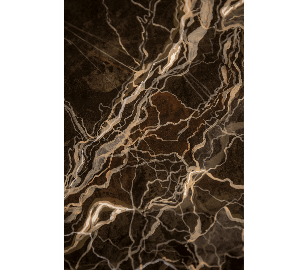 Monochrome Black Faux-Marble Side Table  Boca Do Lobo   