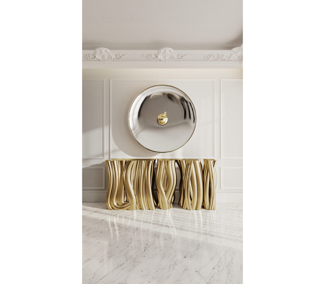 monochrome blue sideboard Consoles Boca Do Lobo
