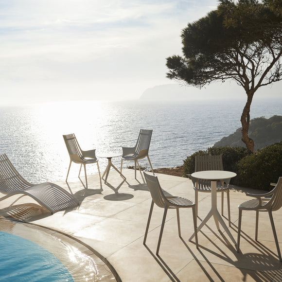 Ibiza Chair with Fin Arms (Set of 4) Outdoor Vondom