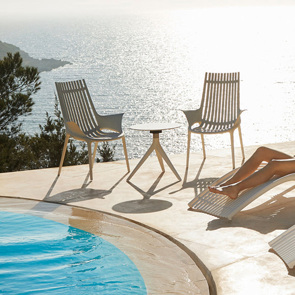 Ibiza Chair with Fin Arms (Set of 4) Outdoor Vondom