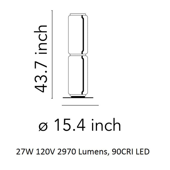 Noctambule 530 Floor Lamp Floor Lamps FLOS