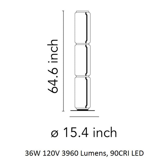 Noctambule 530 Floor Lamp Floor Lamps FLOS