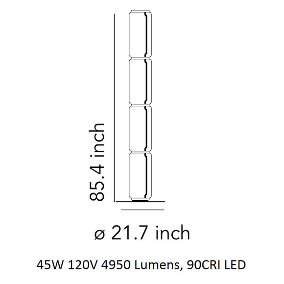 Noctambule 530 Floor Lamp Floor Lamps FLOS