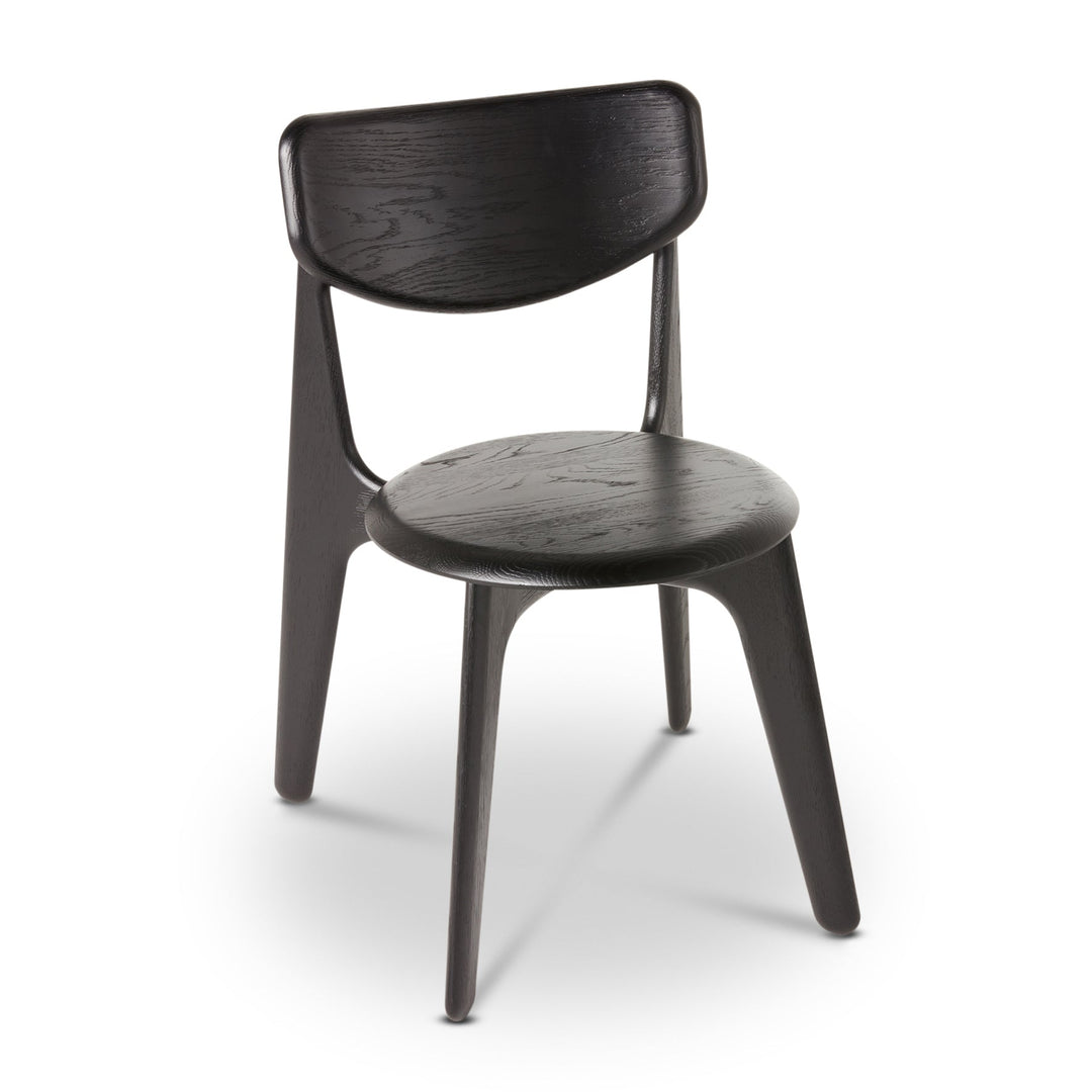 Slab Side Chair Chairs Tom Dixon Black