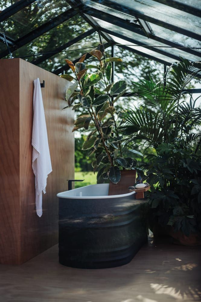 Agape Vieques Outdoor Freestanding Tub Agape