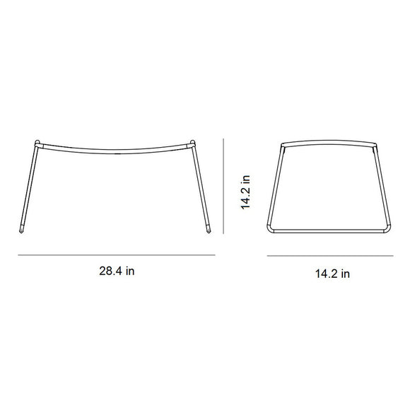 Breeze Outdoor Footstool Outdoor Ottomans Cane-line