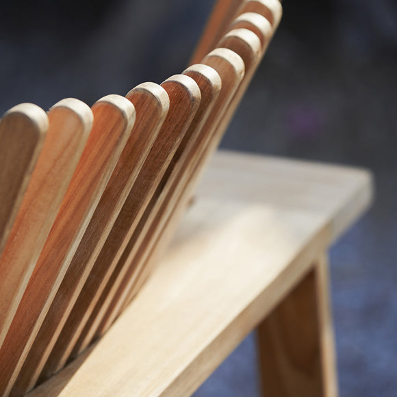 Amaze Outdoor Teak Stackable Lounge Chair Outdoor Chairs Cane-line