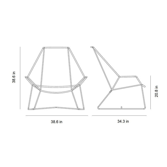 Breeze Outdoor High back Chair Outdoor Chairs Cane-line