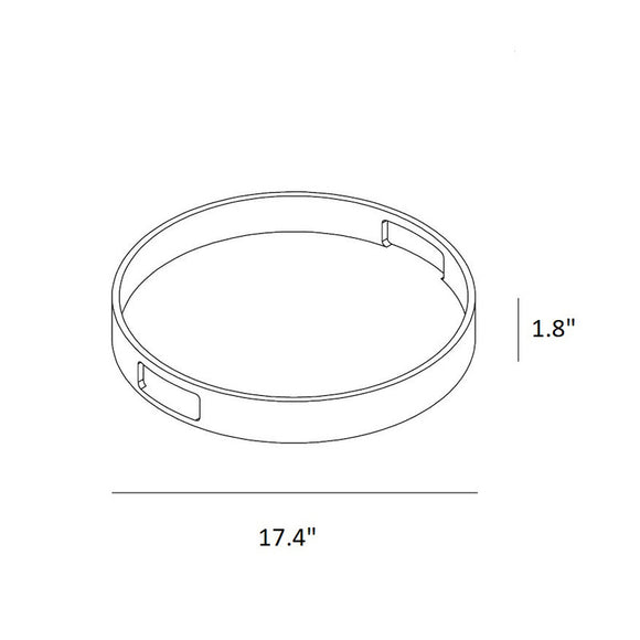 Club Round Tray Decorative Trays Cane-line