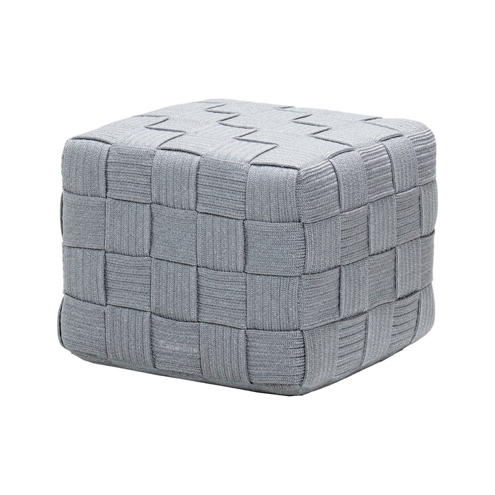 Cube Outdoor Footstool Outdoor Ottomans Cane-line Light Grey