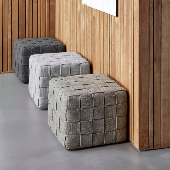 Cube Outdoor Footstool Outdoor Ottomans Cane-line