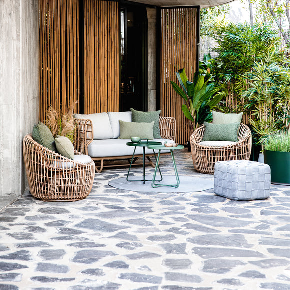 Cube Outdoor Footstool Outdoor Ottomans Cane-line