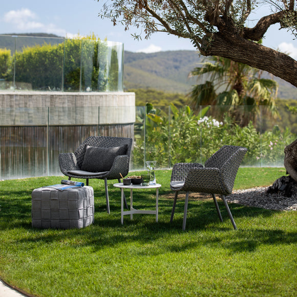 Cube Outdoor Footstool Outdoor Ottomans Cane-line