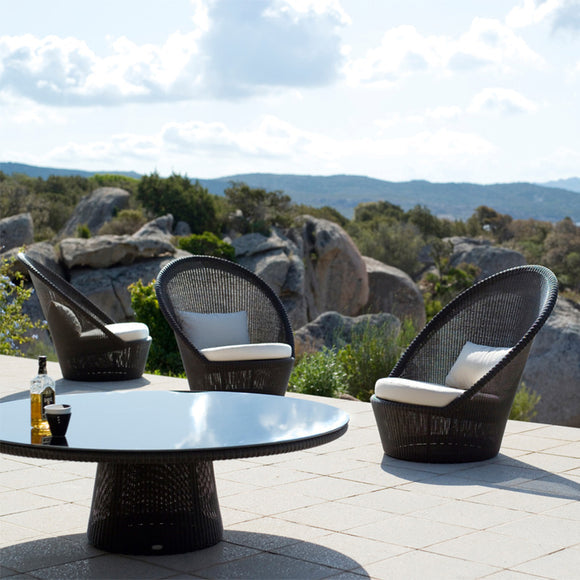 Kingston Outdoor Sunchair with Wheels Outdoor Chairs Cane-line