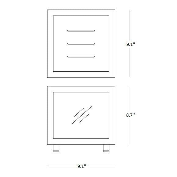 Square Lightbox Candle Holders Cane-line