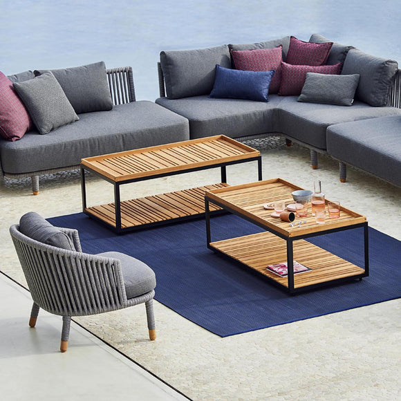 Rectangular Level Outdoor Coffee Table Coffee Tables Cane-line