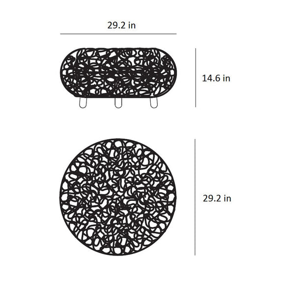Loop Footstool Ottomans Cane-line