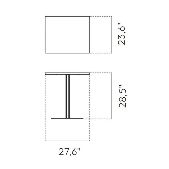 Harbour Column Rectangular Table Tables Audo Copenhagen