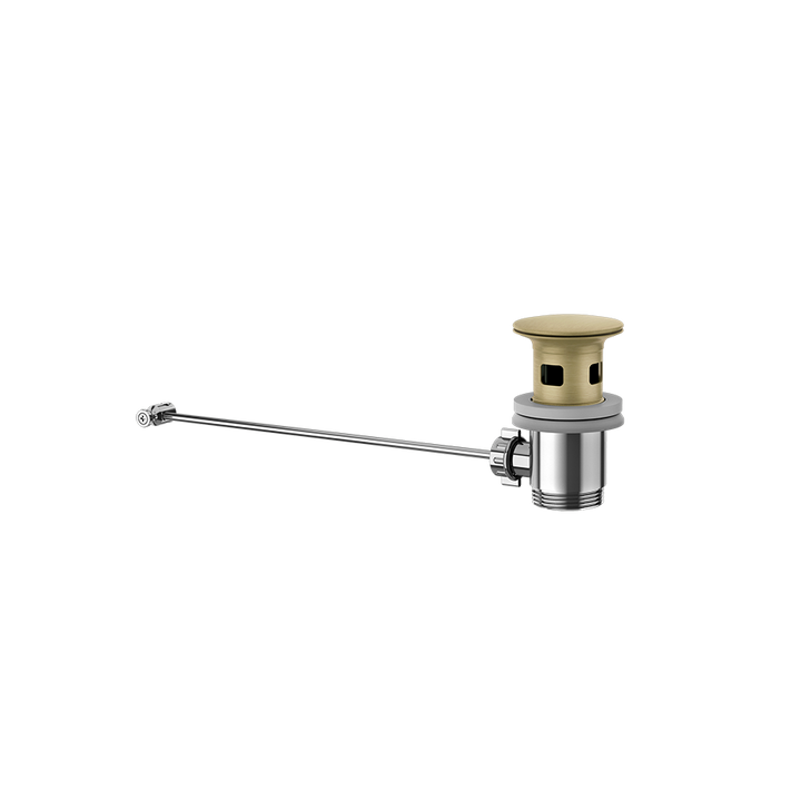Gessi Basin Pop-Up Waste Rough - 29263 Showers GESSI Brass Brushed PVD