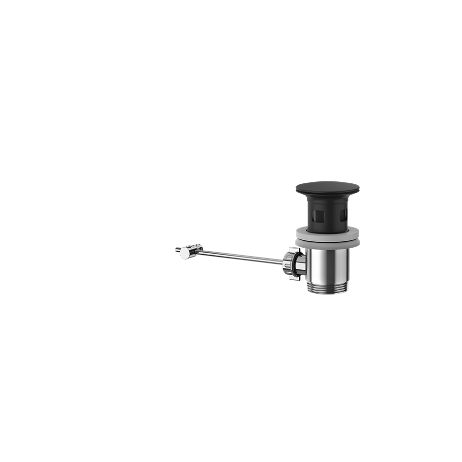 Gessi Basin Pop-Up Waste Rough - 29264 Showers GESSI Matte Black