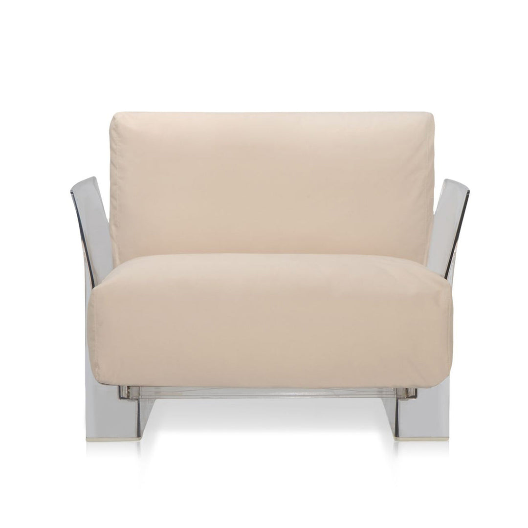 Pop Outdoor Armchair Outdoor Chairs Kartell Dove-Sunbrella