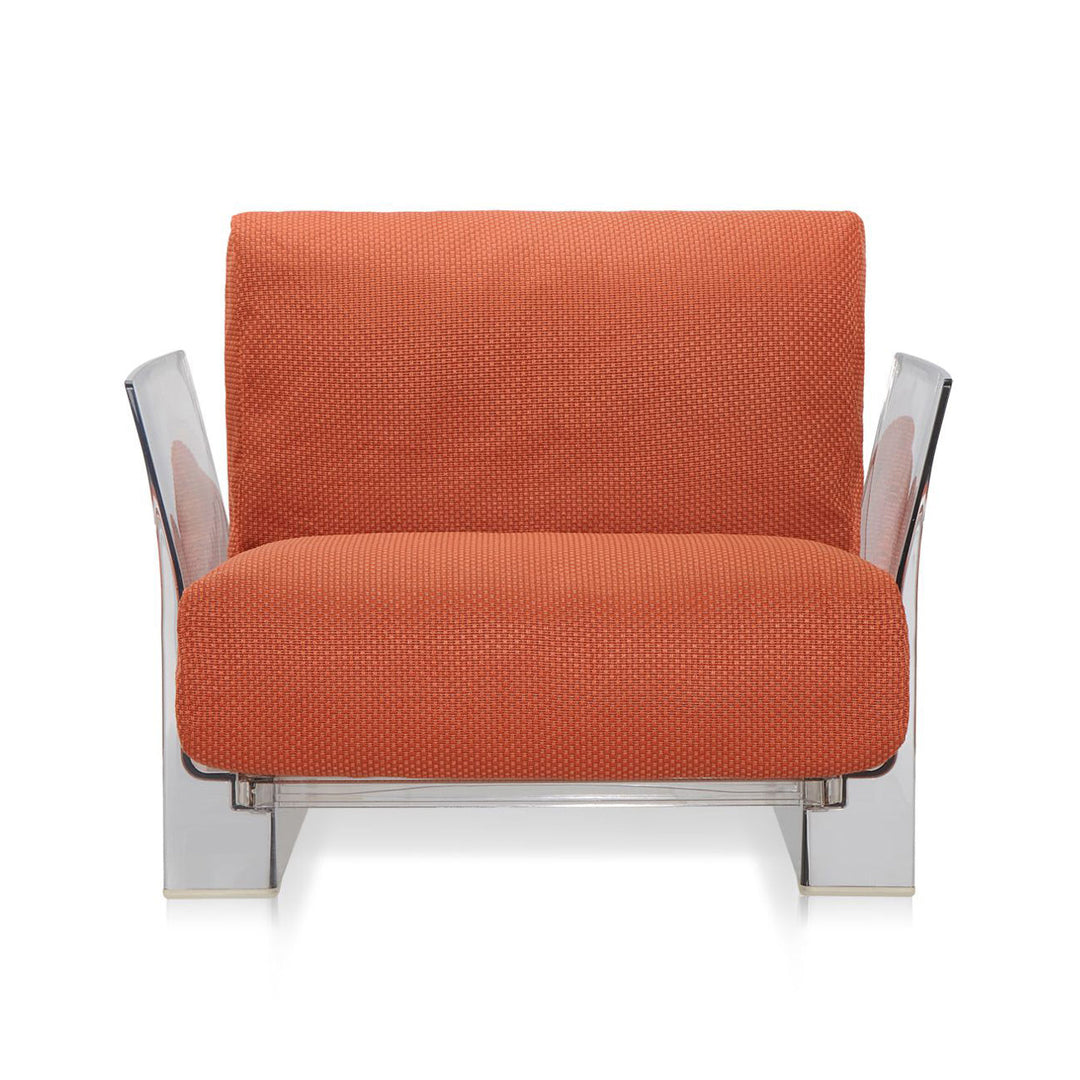 Pop Outdoor Armchair Outdoor Chairs Kartell Orange-Ikon