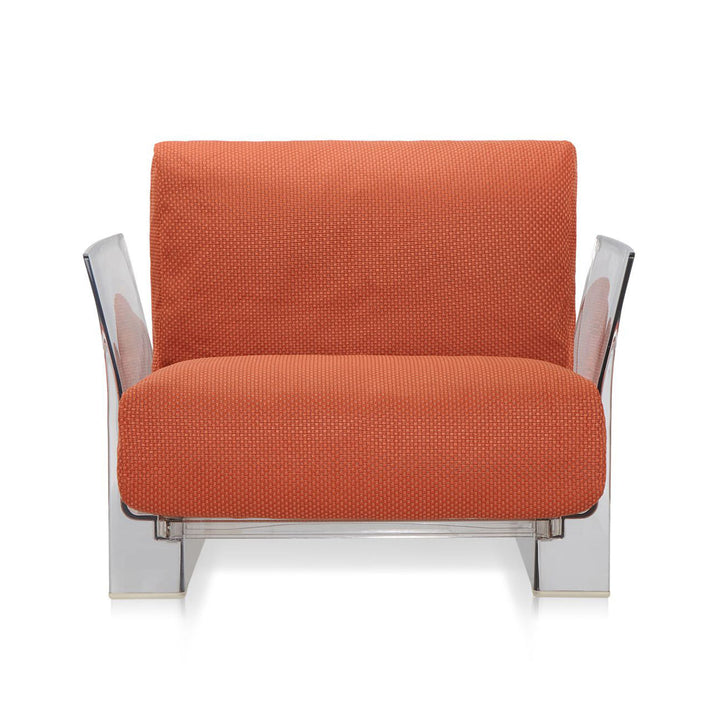 Pop Outdoor Armchair Outdoor Chairs Kartell Orange-Ikon