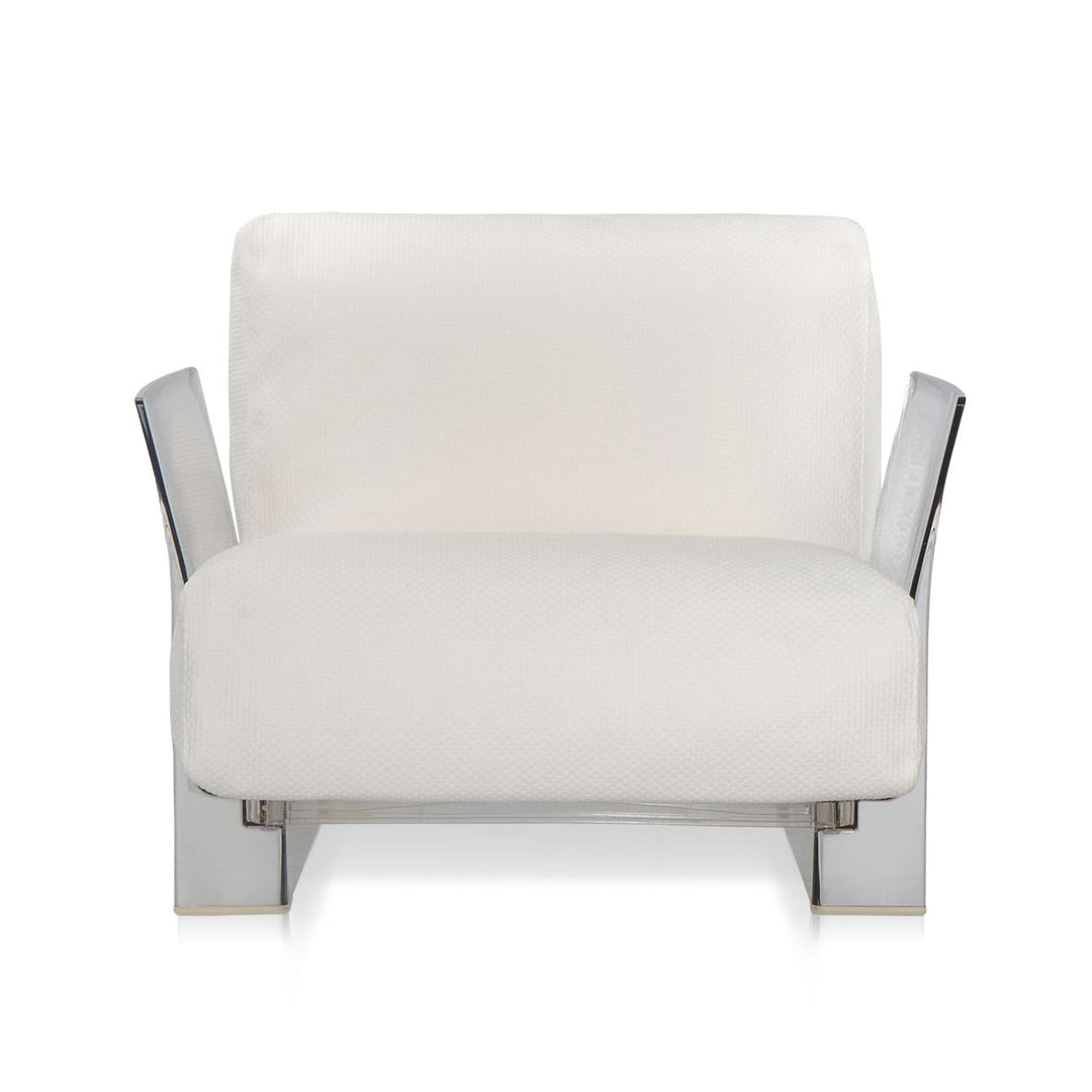 Pop Outdoor Armchair Outdoor Chairs Kartell White-Ikon