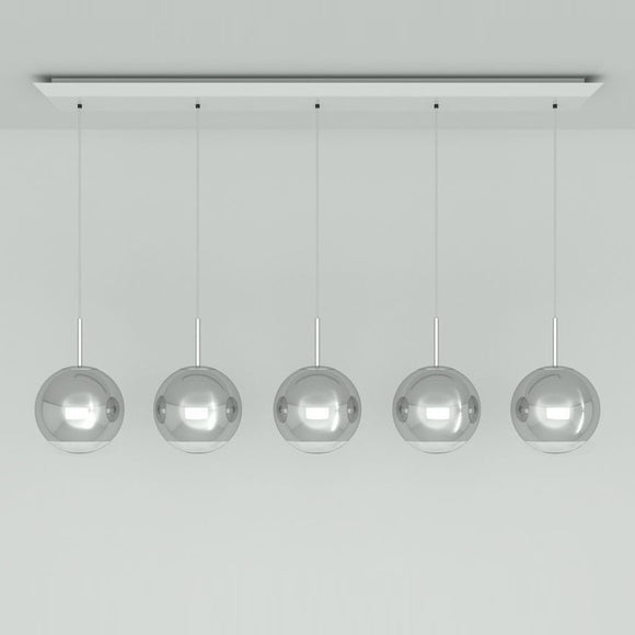 Mirror Ball Linear LED Multi-Light Pendant Light Lighting Tom Dixon