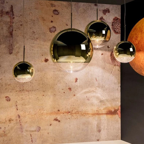 Mirror Ball Trio LED Multi-Light Pendant Light Lighting Tom Dixon