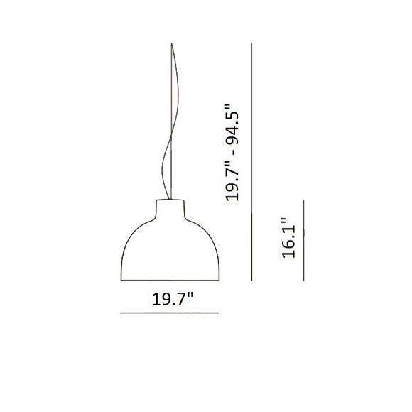 Bellissima Wood Pendant Light Lighting Kartell