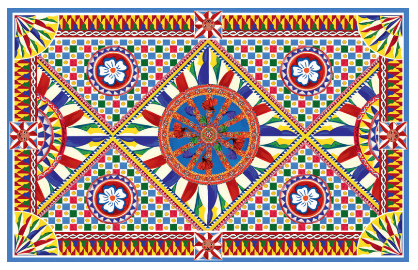 ALL OVER CARRETTO BATH MAT Bathroom Accessories Dolce&Gabbana   