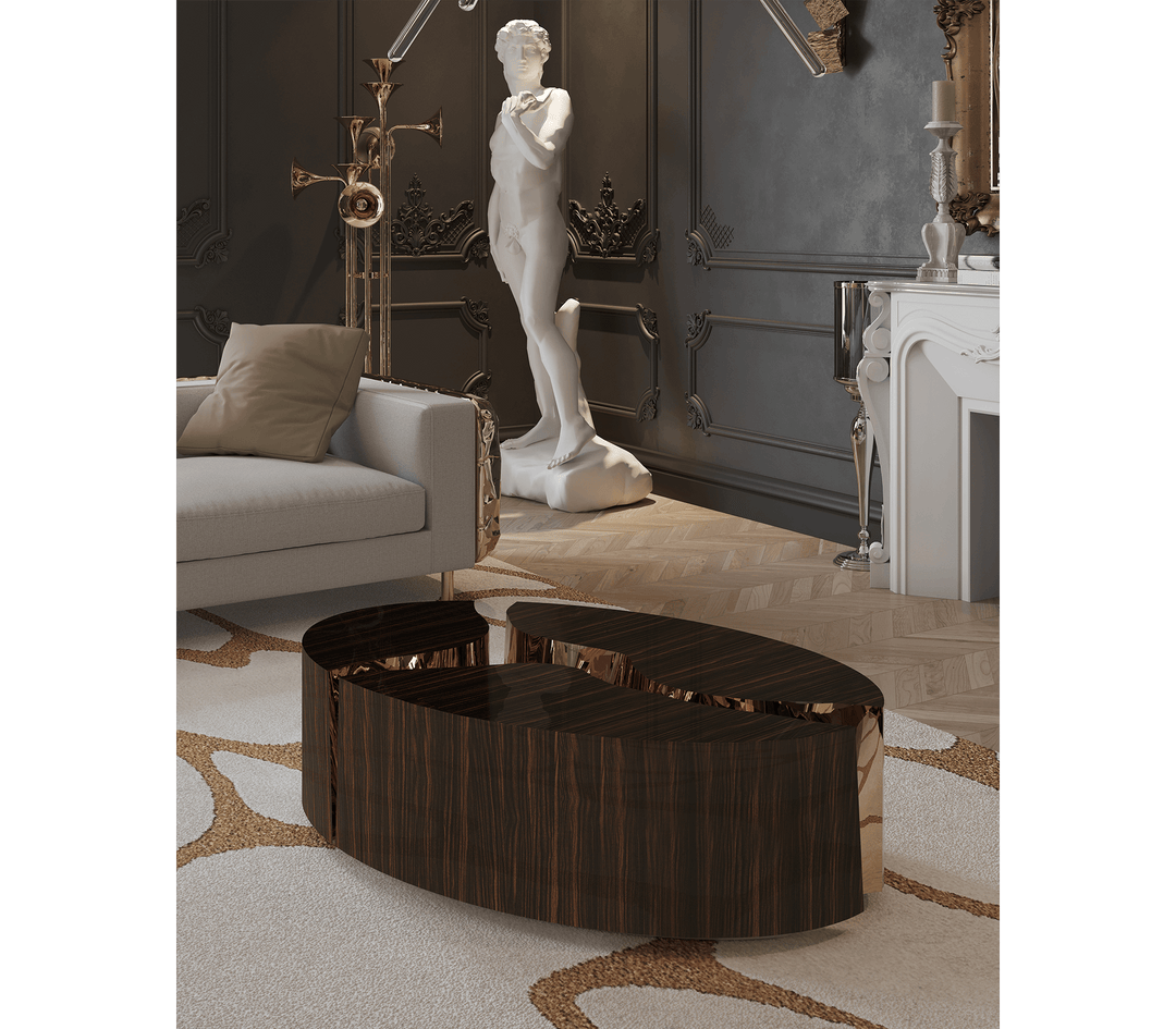 Lapiaz Oval Center Table  Boca Do Lobo   