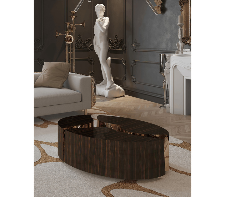 Lapiaz Oval Center Table  Boca Do Lobo   