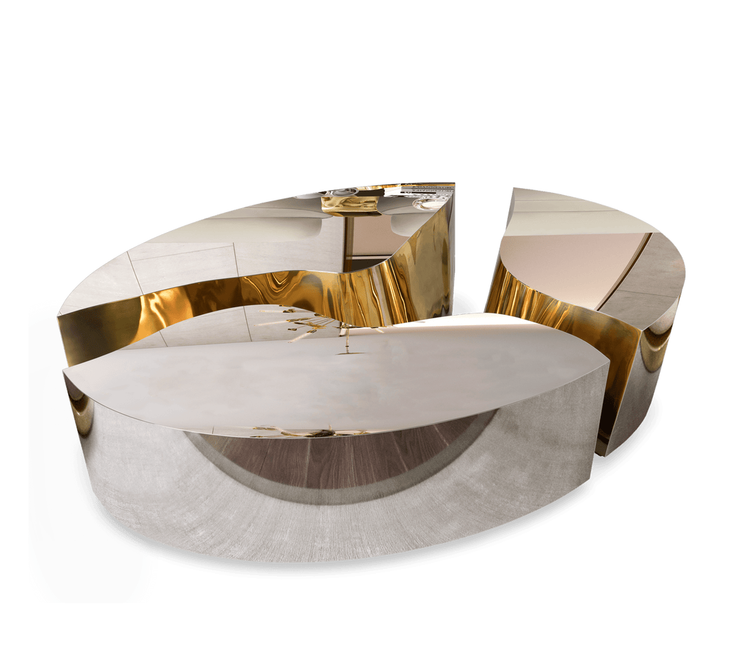 Lapiaz Oval Center Table  Boca Do Lobo   