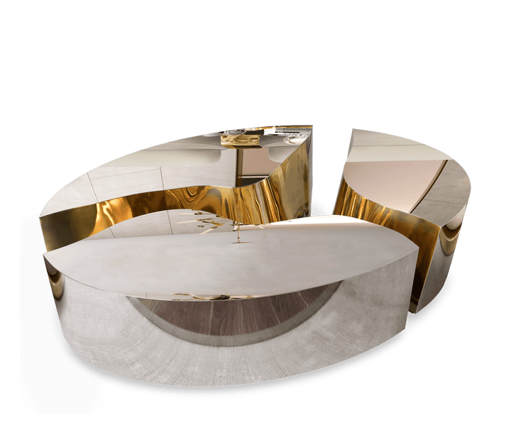 Lapiaz Oval Center Table  Boca Do Lobo   