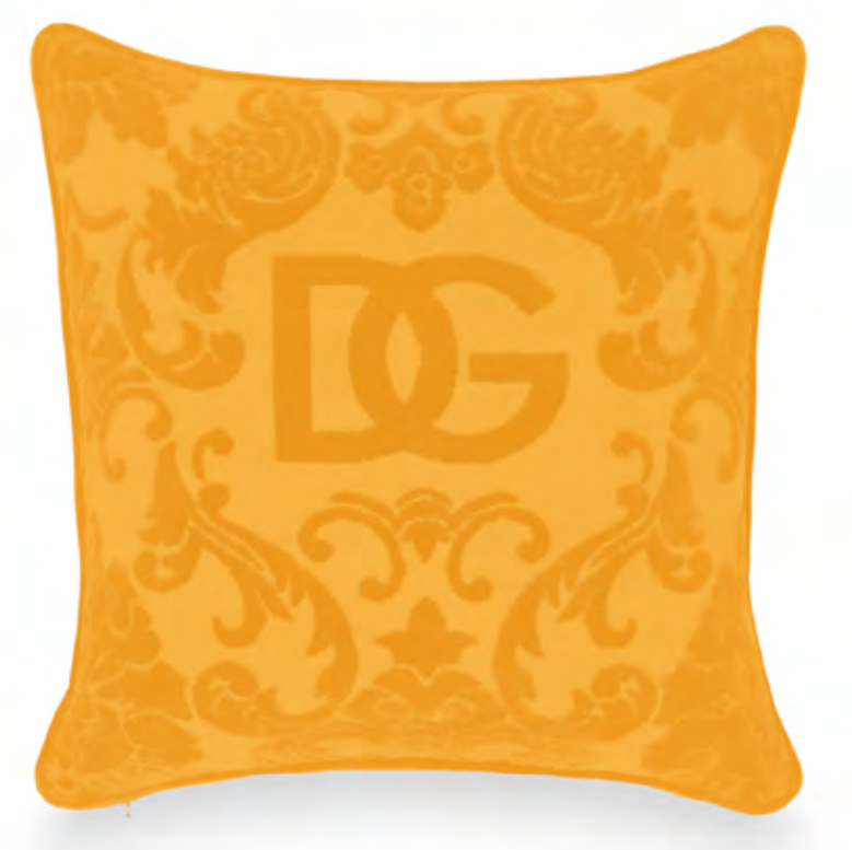 DG LOGO COTTON OUTDOOR CUSHION Cushions Dolce&Gabbana   